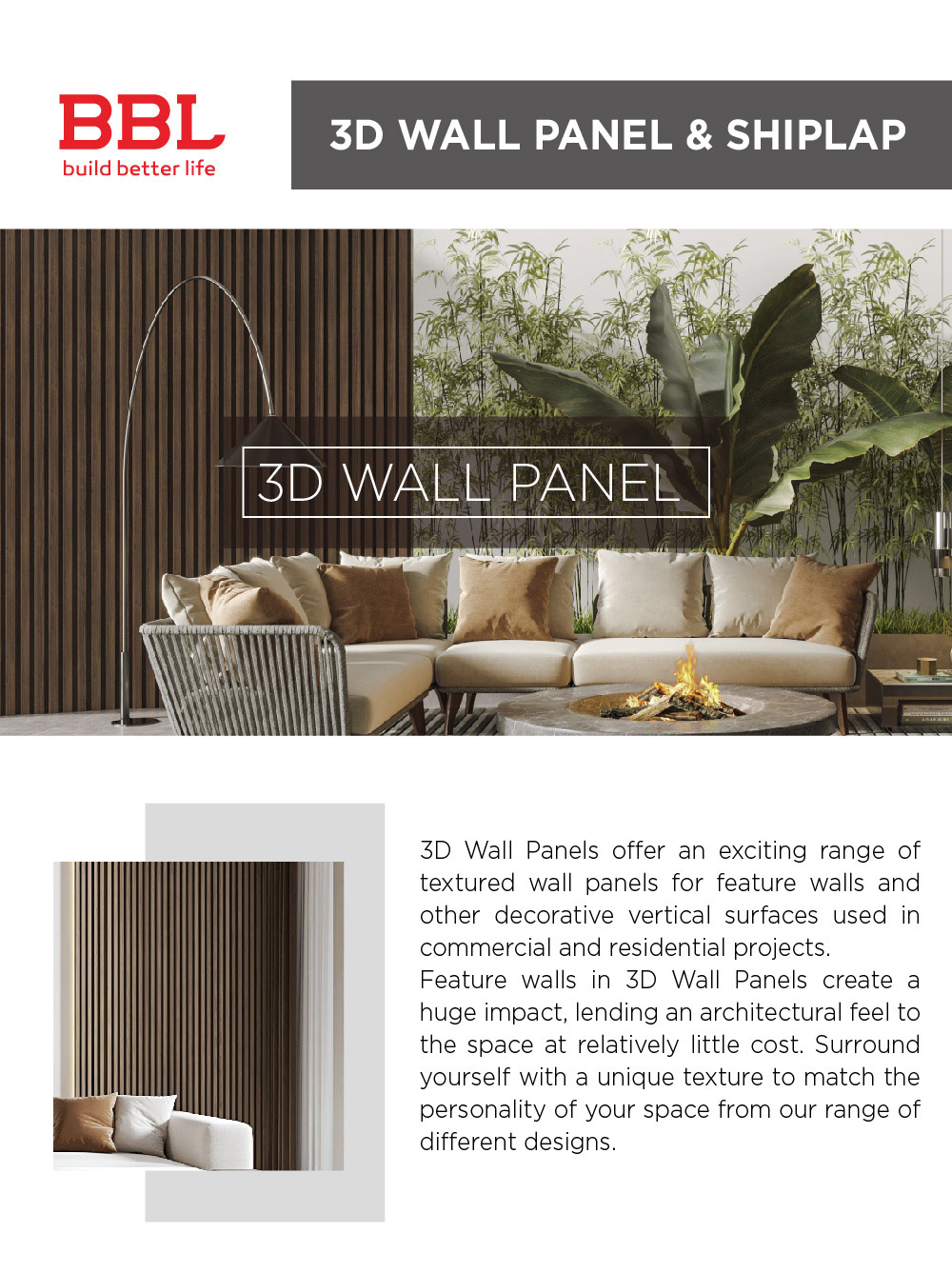 3D Wall Panels & Shiplap