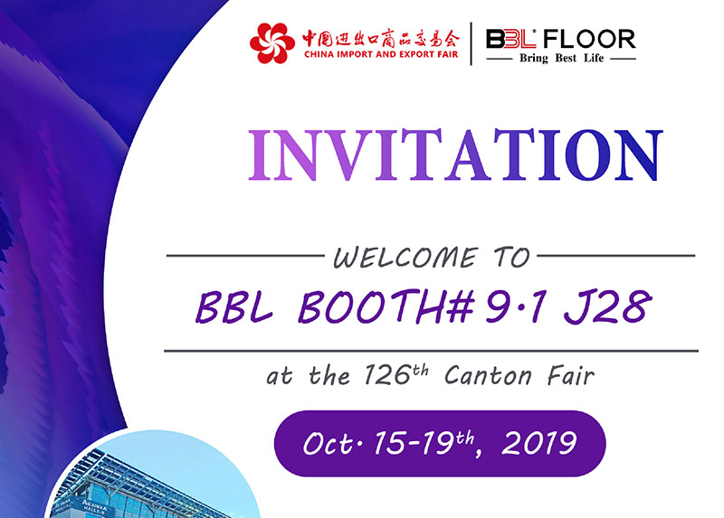 Welcome to BBL Booth #9.1 J28 at 126th Canton Fair